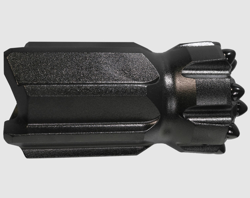 İp T45 Retrac Button Drill Bit 3' - 4' Boyutlu ve Mağara Kullanımı İçin Siyah Renkli