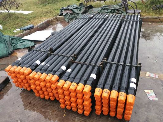76mm DTH Aşağıda Delik Çubuk Erkek-Erkek İp Bağlantısı Su Kuyu Kuyruklama için
