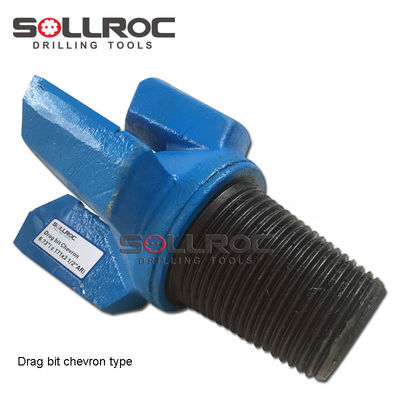 165mm Chevron Bit API 3 1/2' REG Thread Tip Uzun süreli sondaj